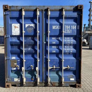 Brugt 20 fods container – klar til brug!