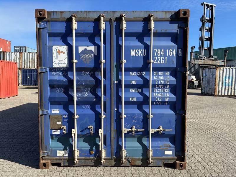 Brugt 20 fods container – klar til brug!