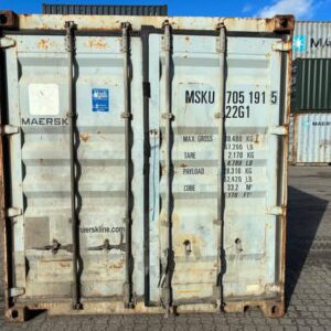 Brugt 20 fods isoleret container – klar til brug!