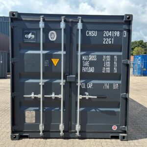 Brugt 20 fods isoleret med døre  container – klar til brug!