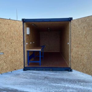 Brugt 20 fods isoleret container – klar til brug!