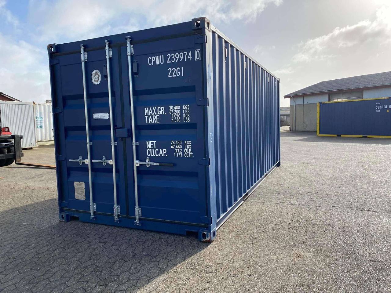 Brugt 20 fods isoleret container – klar til brug!