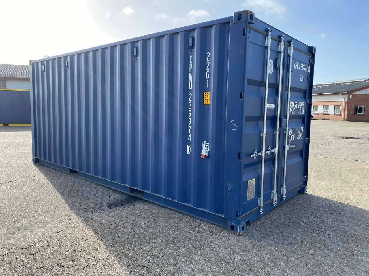 Brugt 20 fods isoleret container – klar til brug! – Image 4